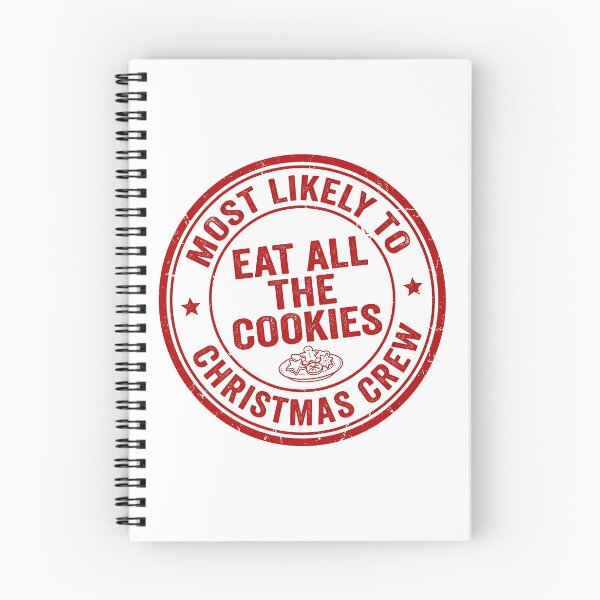 Item preview, Most Likely To Eat All The Cookies Christmas Stamp designed and sold by Stamped_Style.