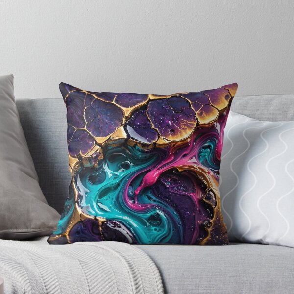 Item preview, GOLDEN FAULT LINES•FLUID RESIN ART•DARK LUXURY•ABEL LUGO•LSV designed and sold by Lugo Sunset Visions.