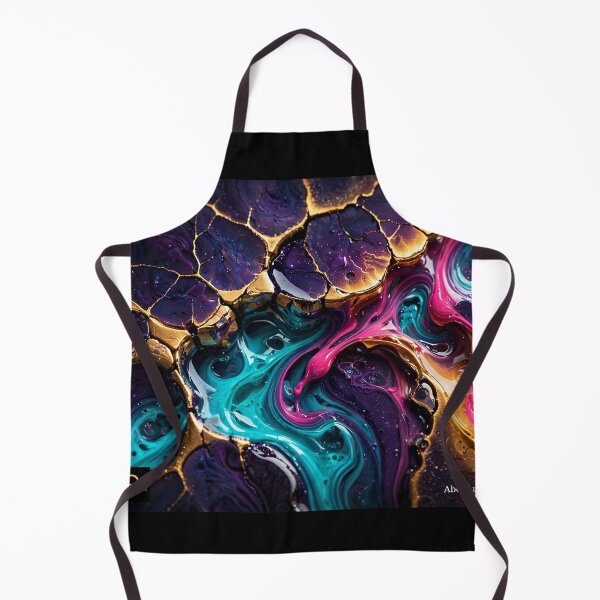 Item preview, GOLDEN FAULT LINES•FLUID RESIN ART•DARK LUXURY•ABEL LUGO•LSV designed and sold by Lugo Sunset Visions.