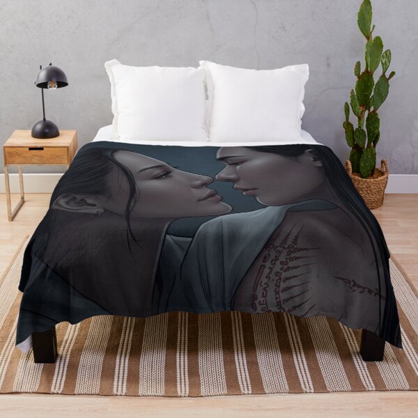 Item preview, BinOon BS PT Bulan Peem Undeniable Attraction Thai GL Sapphic Actress LGBTQ+ Cartoon Decor Comic Wall Art Print Poster Shirt Clock Blanket KDrama designed and sold by Mind Space.