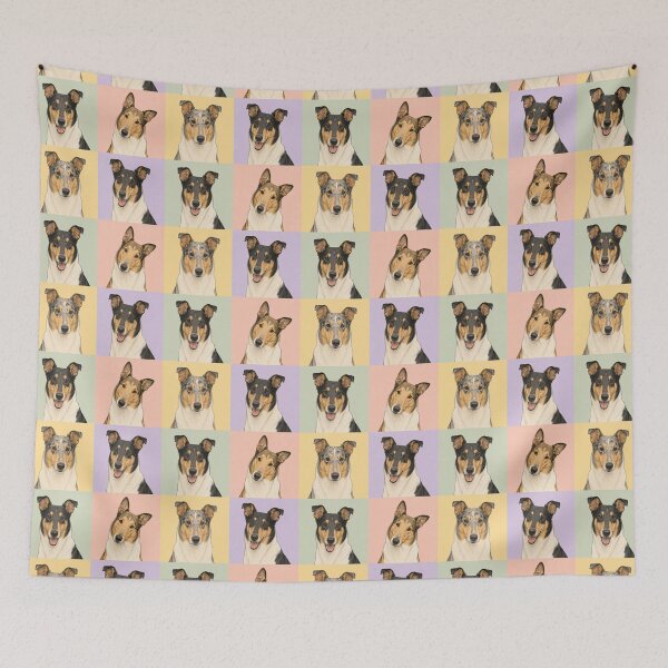 Item preview, Smooth Collie Classic Dog Portraits designed and sold by pixiedustpaint.