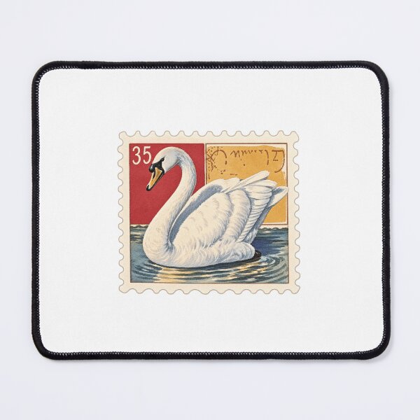 Item preview, Swan Stamp designed and sold by Jadedoodle.