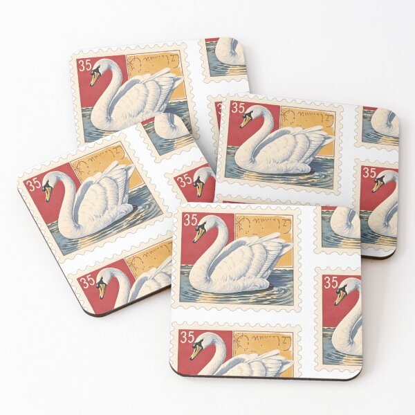 Item preview, Swan Stamp designed and sold by Jadedoodle.
