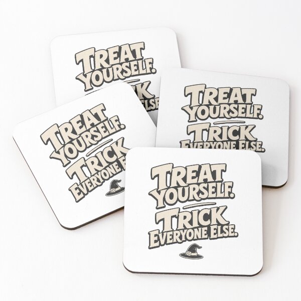 Item preview, Treat Yourself Trick Everyone Else Funny Halloween Art designed and sold by SedaMythica.