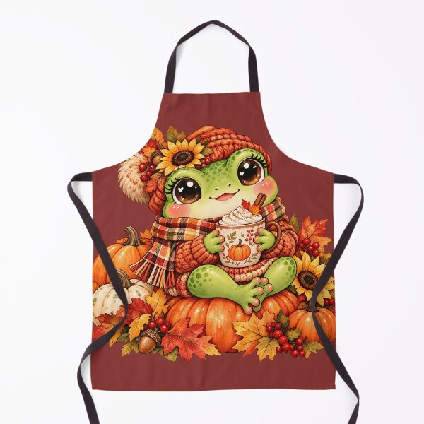 Item preview, Cute Pumpkin Patch Frog – Whimsical Autumn Cottagecore Fall Aesthetic designed and sold by Ortegan90.