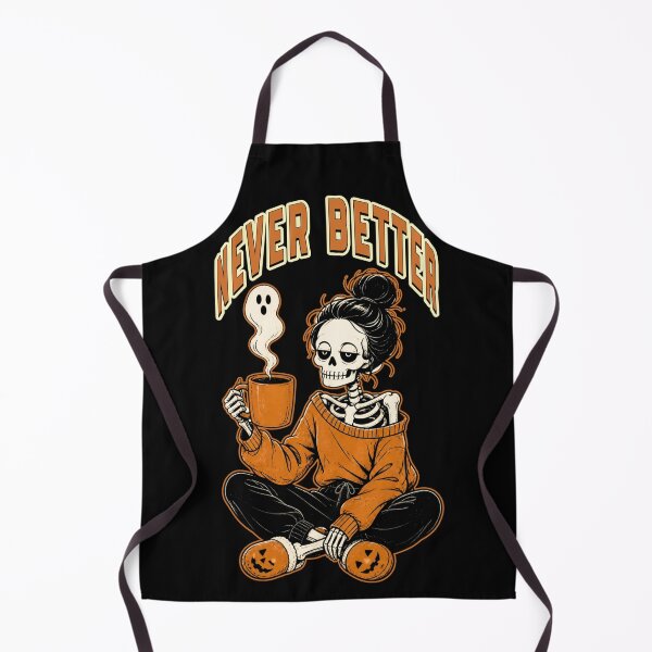 Item preview, Never Better Messy Bun Skeleton Halloween designed and sold by tellia-kallisto.
