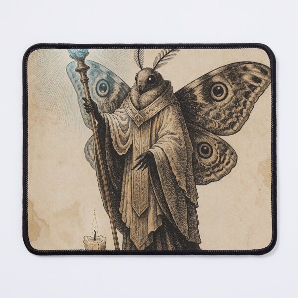 Item preview, Moth Bishop — Dark Fantasy Bestiary designed and sold by Mia's Menagerie.