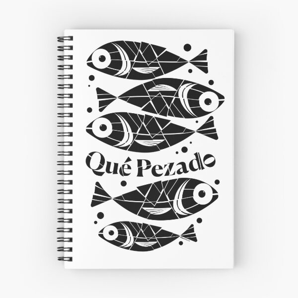 Item preview, Qué Pezado – Geometric Fish Pun T-Shirt designed and sold by burbuja.