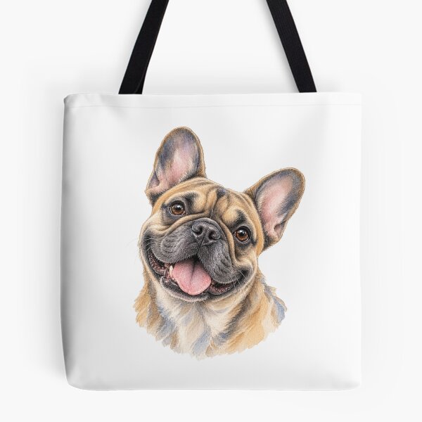 Item preview, French Bulldog Portrait – Playful, Affectionate & Charming Dog Art designed and sold by Greenview-Gifts.