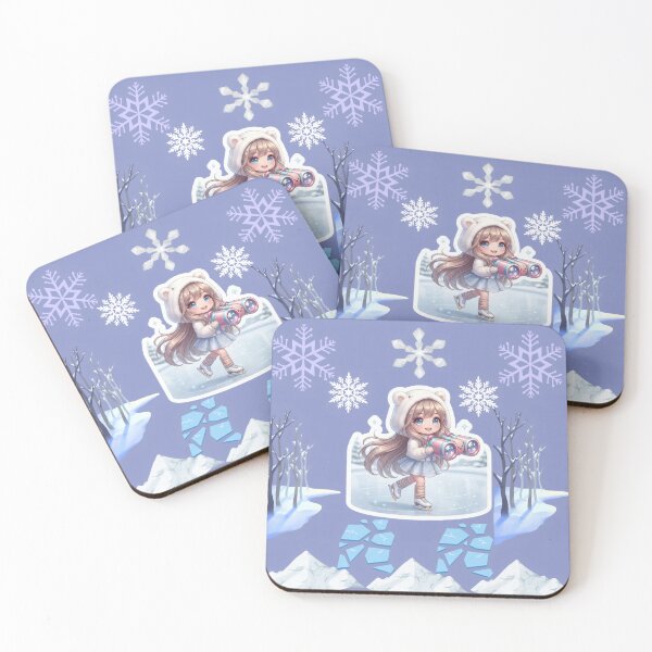 Item preview, Winter Ice Skating Chibi Girl designed and sold by Azurart2.