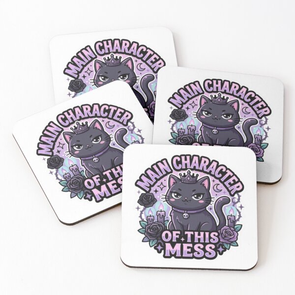 Item preview, Main Character Of This Mess Witchy Cat designed and sold by PrintforDesign.