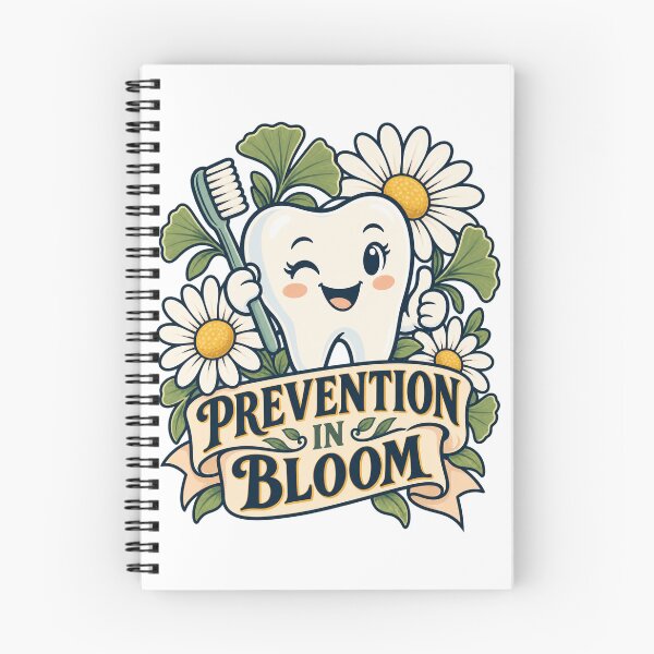 Item preview, Prevention in Bloom Floral Dental Tooth designed and sold by Queenbiancs.