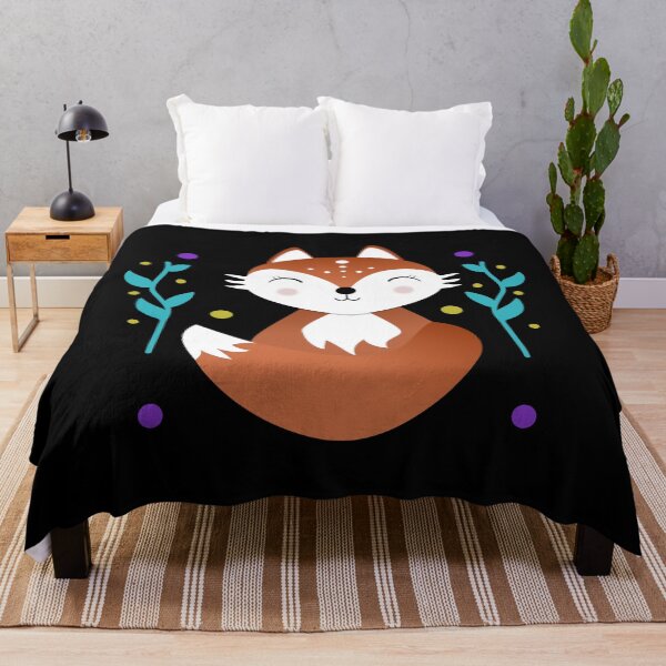Item preview, Night fox meditating in nature. designed and sold by expresiones8.