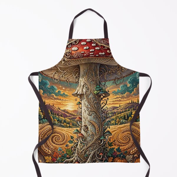 Item preview, Amanita Canopy Over Golden Wheat Fields designed and sold by thestevebro.