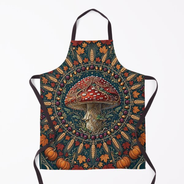 Item preview, Amanita Harvest Moon Mandala designed and sold by thestevebro.
