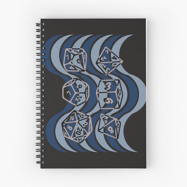 Item preview, Polyhedral Dice Set — Blue Wave TTRPG designed and sold by ttrpgist.