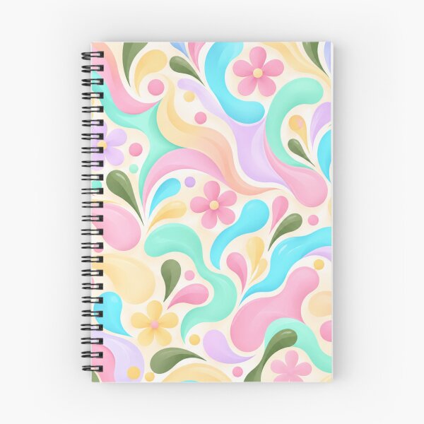 Item preview, Pastel Joy – Playful Retro Floral Abstract Pattern designed and sold by HO•Designs.