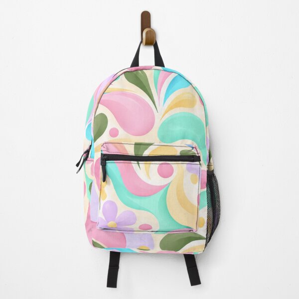 Item preview, Pastel Joy – Playful Retro Floral Abstract Pattern designed and sold by HO•Designs.