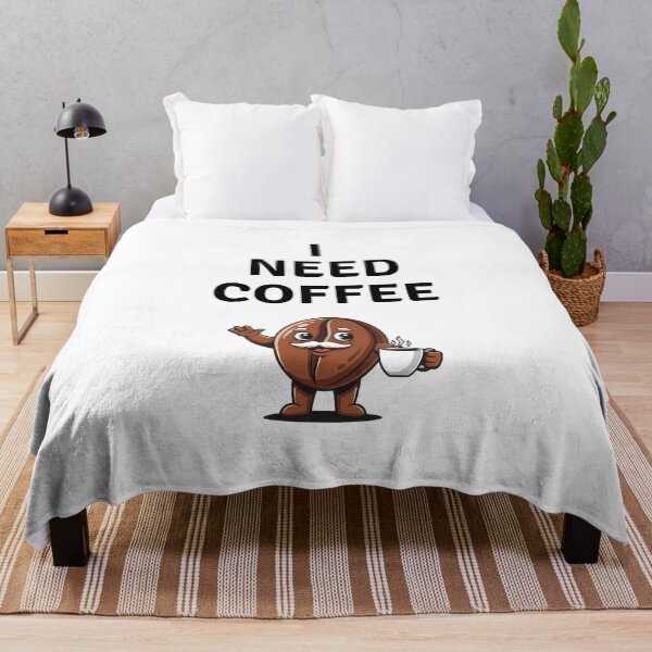 Item preview, I Need Coffee Classic T-Shirt designed and sold by Mo0o0o0oW.