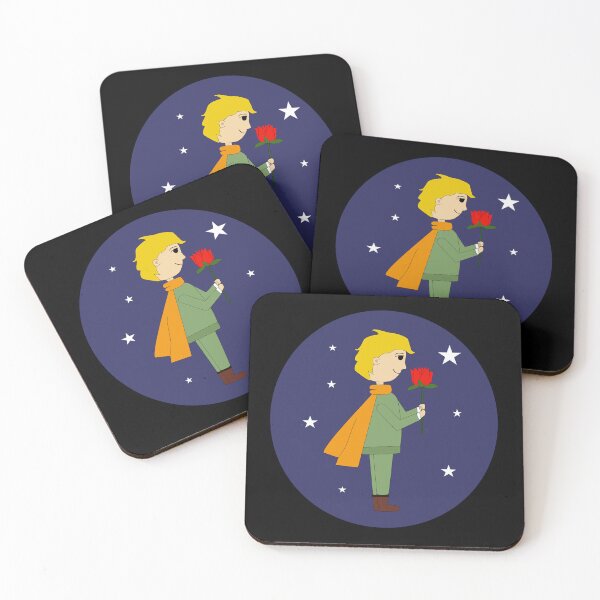 Item preview, The little prince admiring his red rose designed and sold by expresiones8.