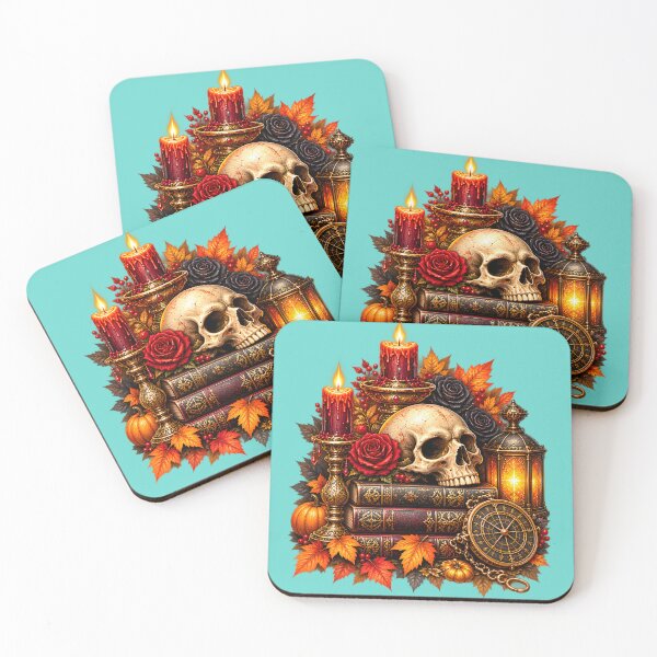 Item preview, Baroque Vanitas Skull – Astrolabe, Books & Candles designed and sold by Clothes With Smiling Animals Walt Gral.