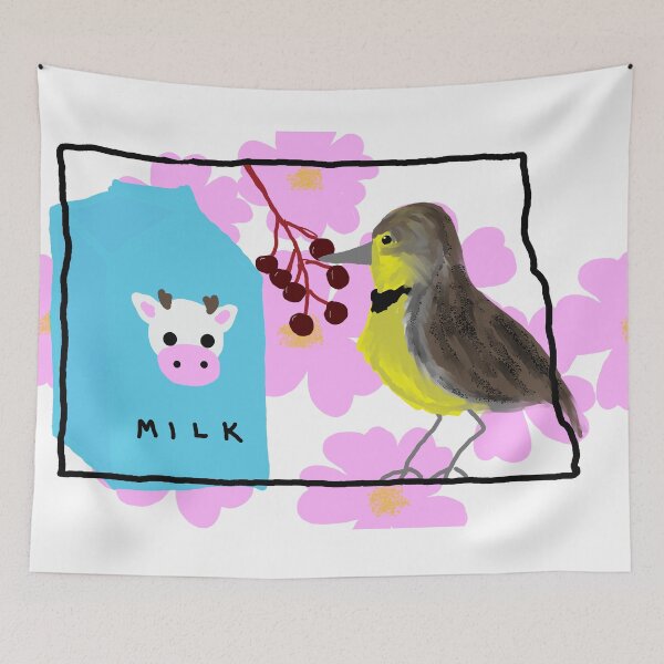 Item preview, North Dakota- Overlap designed and sold by EmberGlowPress.