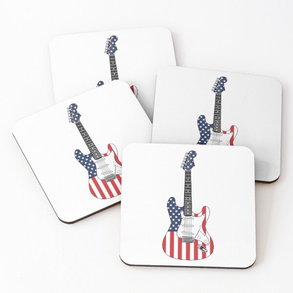 Item preview, American Flag Electric Guitar - Patriotic Rock and Roll designed and sold by Marshallamoakohene.