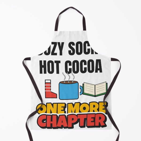 Item preview, Cozy Socks, Hot Cocoa, One More Chapter - Reader Gift designed and sold by BestBest2023.