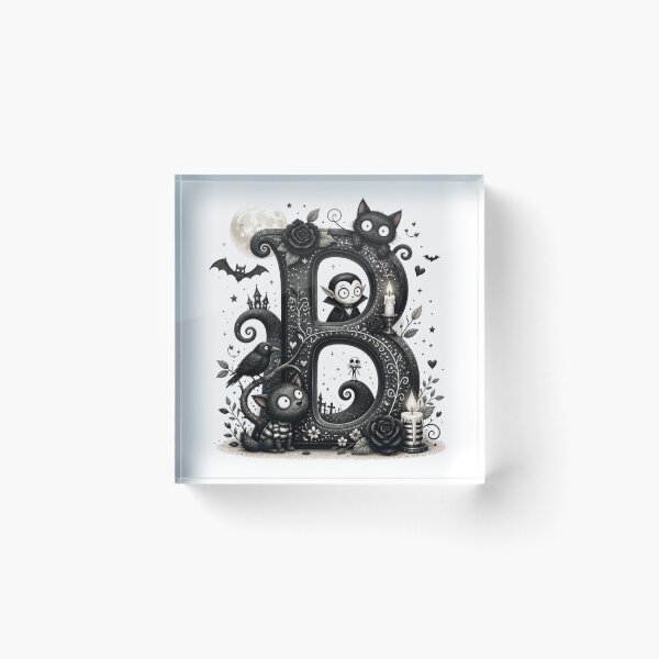 Item preview, cute gothic B designed and sold by Talpha.