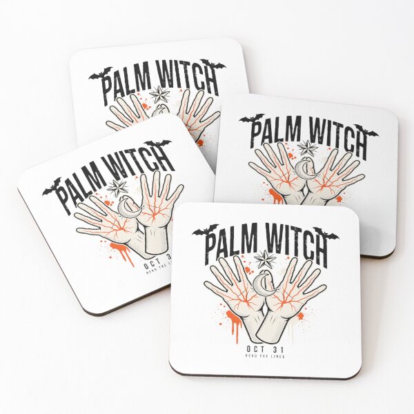 Item preview, Palm Witch Halloween Design – Mystical Palmistry Fortune Telling Graphic Tee v8 designed and sold by DarylWelsh2024.