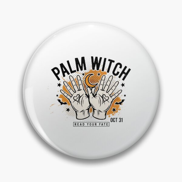 Item preview, Palm Witch Halloween Design – Mystical Palmistry Fortune Telling Graphic Tee v9 designed and sold by DarylWelsh2024.