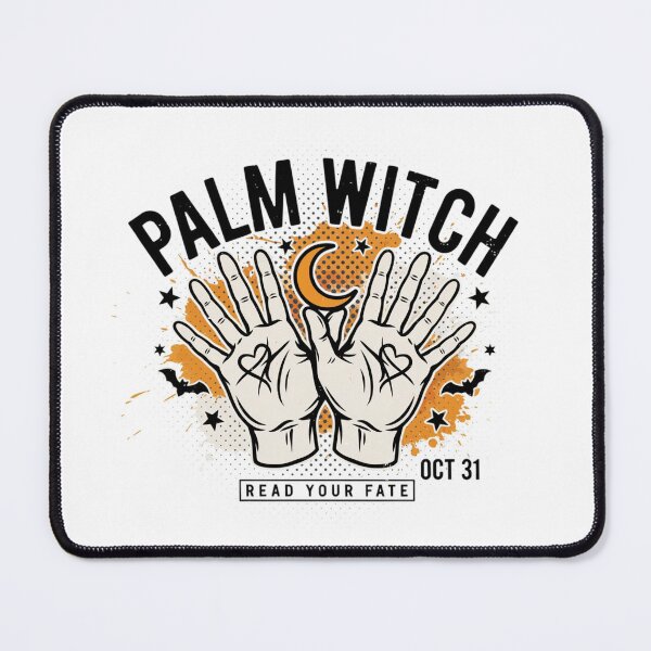 Item preview, Palm Witch Halloween Design – Mystical Palmistry Fortune Telling Graphic Tee v9 designed and sold by DarylWelsh2024.