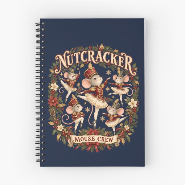 Item preview, Nutcracker Ballet Mice Vintage Storybook Christmas Dance designed and sold by AmiGraph.