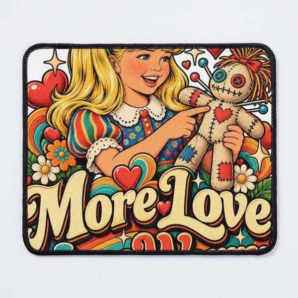 Item preview, More love, less worries – Positive message, designed and sold by MeloMischief.