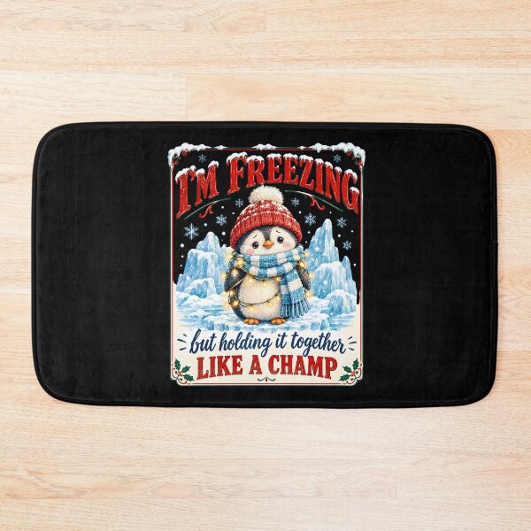 Item preview, I'm Freezing But Holding It Together Penguin designed and sold by metalsnak.