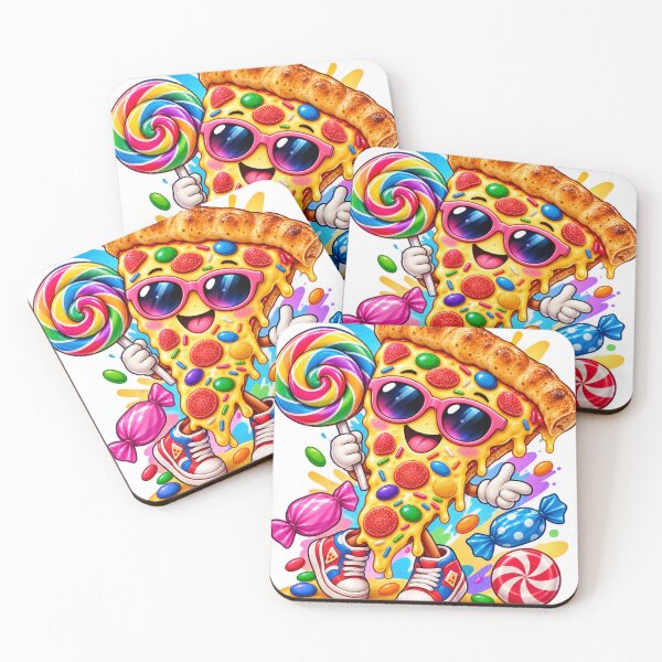 Item preview, Cute candy pizza slice designed and sold by urbanshop7.