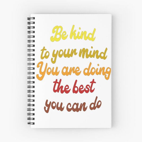 Item preview, Be Kind To Your Mind Retro Typography designed and sold by Qoyllur.