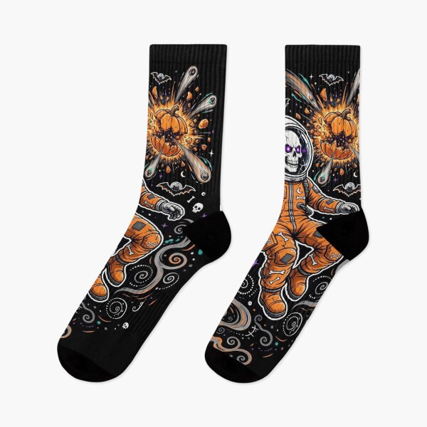 Item preview, Space Skeleton — Mission to the Haunted Moon - Halloween  designed and sold by DibujandoPorfa.