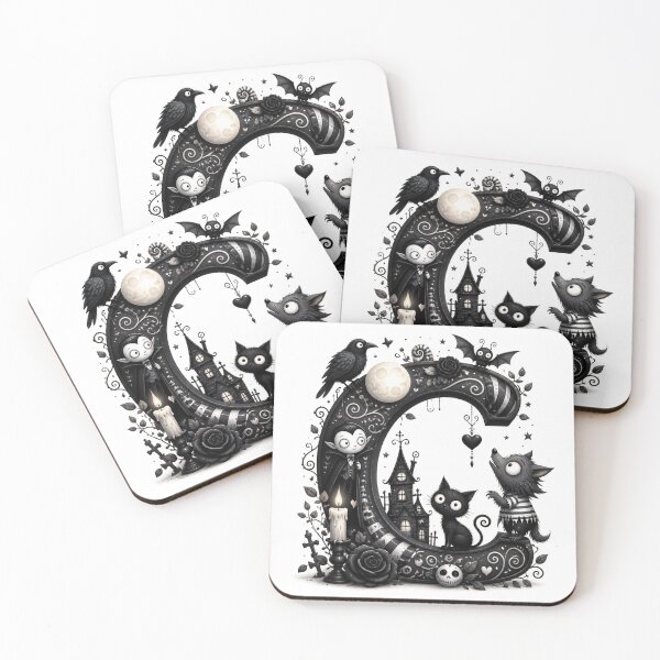 Item preview, cute gothic C designed and sold by Talpha.