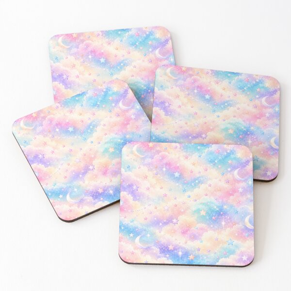 Item preview, Pastel Celestial Dreams – Dreamy Watercolor Stars and Moons designed and sold by HO•Designs.