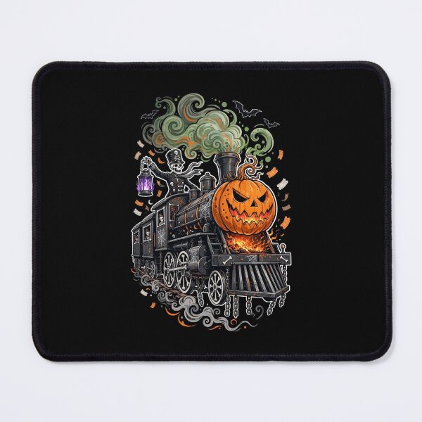 Item preview, The Midnight Pumpkin Express — Final Stop: Eternity - Halloween designed and sold by DibujandoPorfa.