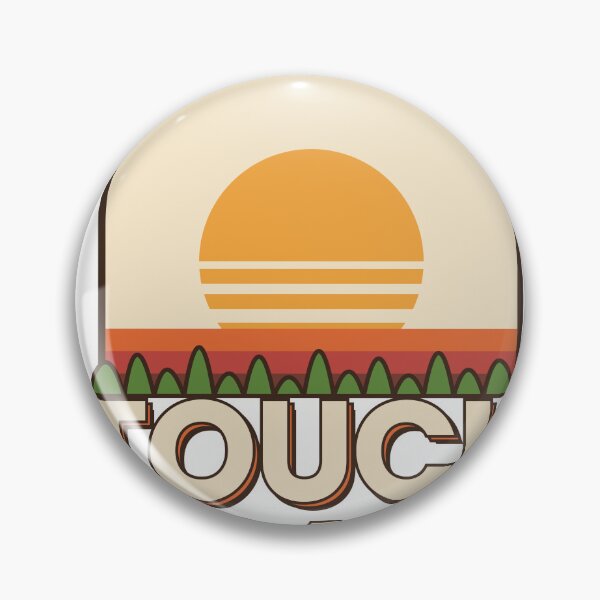 Item preview, Touch Grass Retro 70s Sunset designed and sold by Amna-and-co.