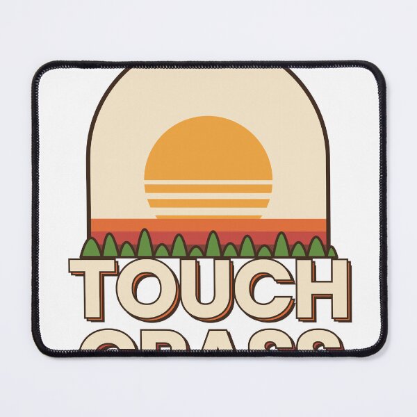 Item preview, Touch Grass Retro 70s Sunset designed and sold by Amna-and-co.