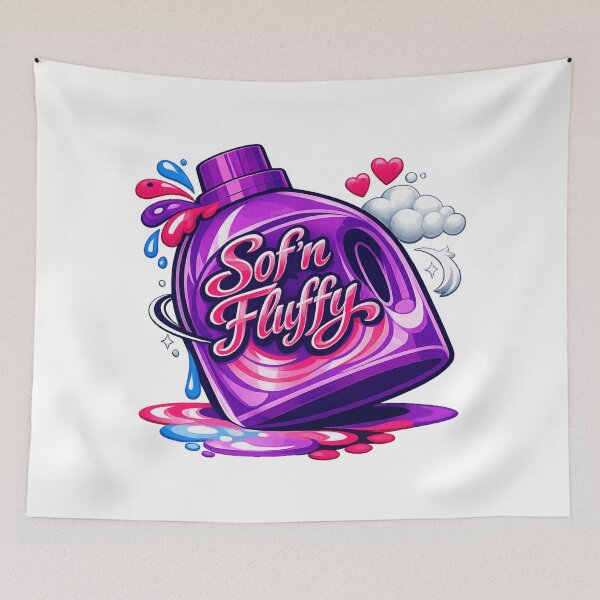 Item preview, Sof'n Fluffy Streetwear Softener Bold Bottle Design designed and sold by FrozenHeat97.