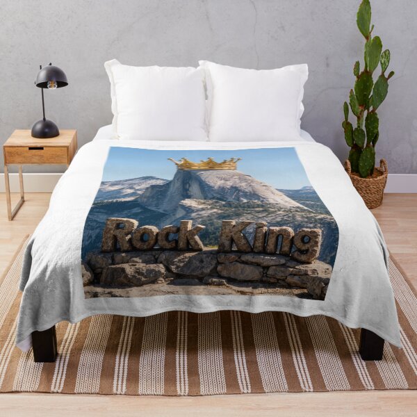 Item preview, Half Dome Rock King Print designed and sold by Lichentroupe63.