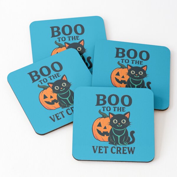 Item preview, Boo to the Vet Crew - Black cat at the vet designed and sold by ParadoxParadox.