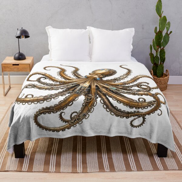 Item preview, Copper Steampunk Mechanical Octopus designed and sold by Retro Art Factory.