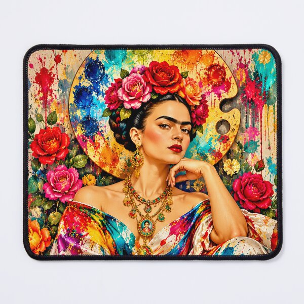 Item preview, Paint-Splattered Frida designed and sold by reggiemercedes.