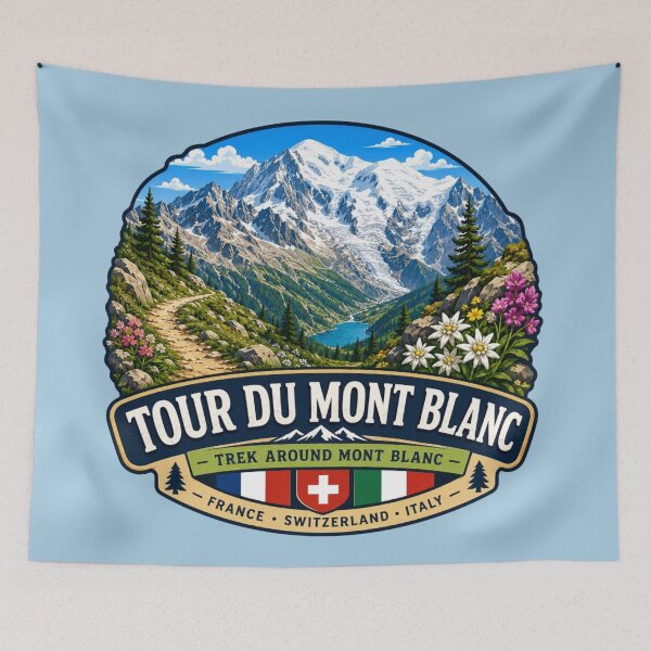 Aperçu de l'œuvre Tour du Mont Blanc créée et vendue par Myra365Art.