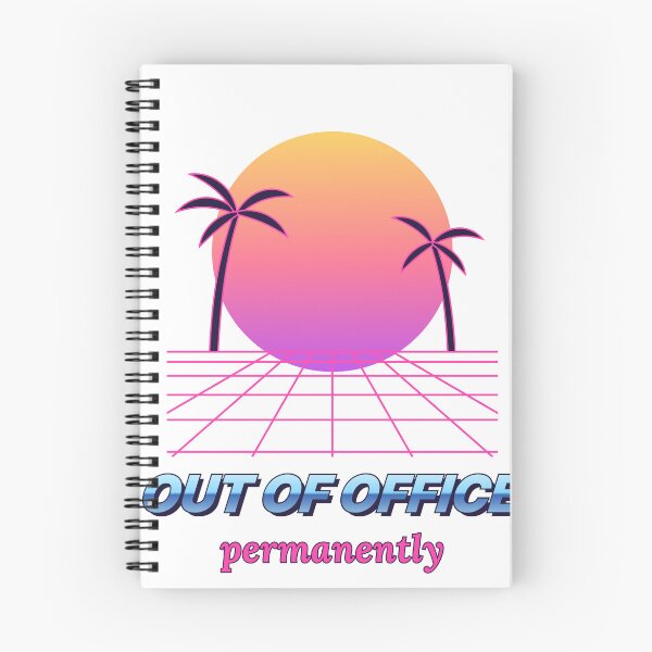 Item preview, Out of Office Permanently Vaporwave Sunset designed and sold by Amna-and-co.